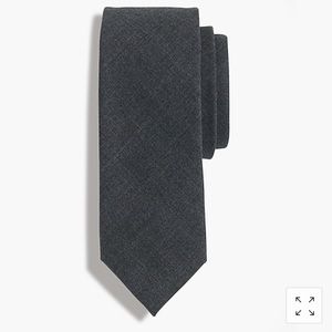 💞3/$20!!💞 NWT!! J.Crew Wool Tie in Charcoal